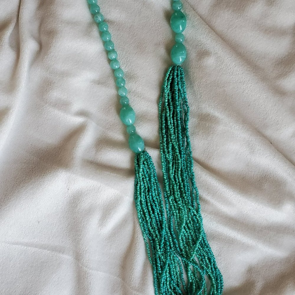 Necklace blue/green